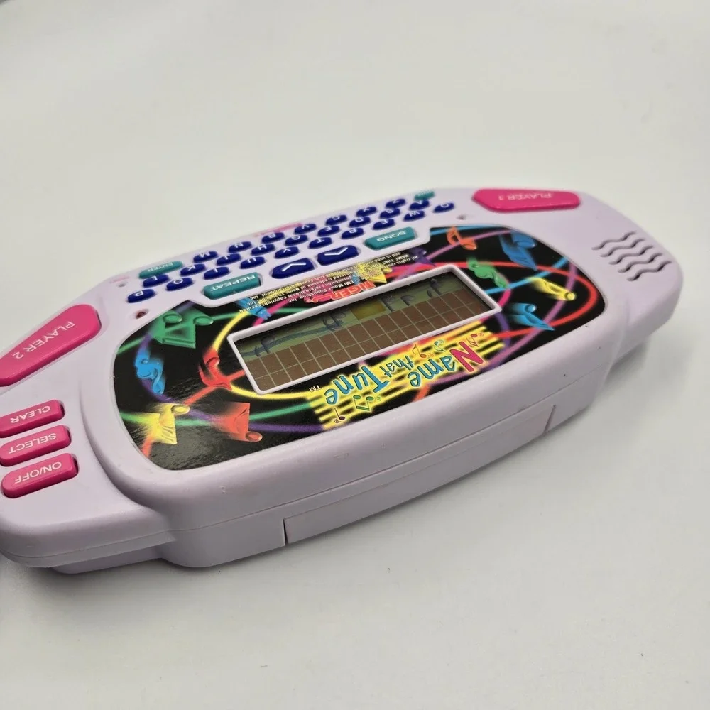 Tiger Electronics Name That Tune Handheld Game 1997 Tested Working‎ 2 Cartridges